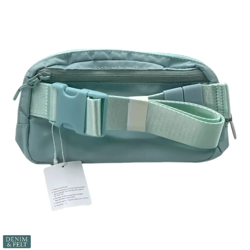 NEW‎ Lululemon Everywhere Belt Bag Mint Green Nylon Zip Crossbody Fanny Pack